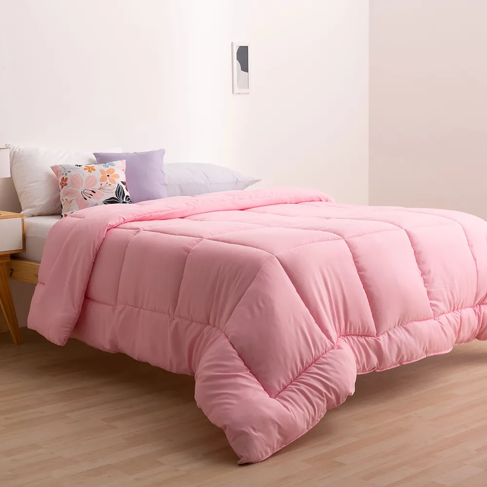 ACOLCHADO 2 1/2 PL FULL CASABLANCA LISO LINEA ORO ROSA