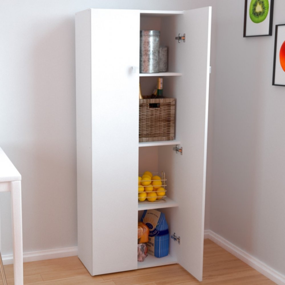 DESPENSERO 2 PUERTAS 4 ESTANTES DIELFE BLANCO (D060-B)